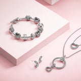 925 Silver Heart Infinity Wishbone Heart Disc Fan Clasp Heart T-Bar Snake Chain