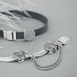 925 Sterling Silver Bracelets Pan Reflexions Bracelet Friendship Bangles