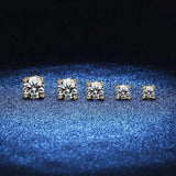 18k D Moissanite Studs Earrings for Women Wedding Gift