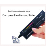 18k D Moissanite Studs Earrings for Women Wedding Gift