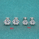 2ct D Moissanite Studs Earrings S925 Sterling Silver