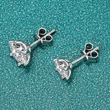2ct D Moissanite Studs Earrings S925 Sterling Silver