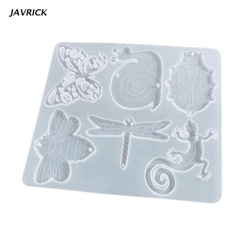 DIY Snail Lizard Butterfly Pendant Mold Home Decor