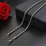 Love You to The Moon and Back Snake Chain Urn Necklace for Ashes