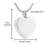 Love You to The Moon and Back Snake Chain Urn Necklace for Ashes