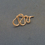 Snake Curve Ear Clip 14k Filled Earrings Jewelry Wedding Bridesmaid Gift