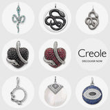 Snake Heart Africa Ornament Eye Necklace Pendant