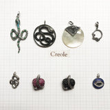 Snake Heart Africa Ornament Eye Necklace Pendant