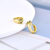 Snake Hoop Earrings Colorful Enamel Huggie Earrings
