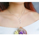Snake Necklace Women 925 Sterling Silver Pendant Fine Jewelry Punk