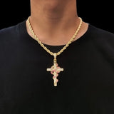 Snake Necklace Silver Animal Pendant Cross Necklace
