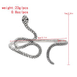 Snake Open Women Bracelets Alloy Vintage Punk Ethnic Bohemian Bracelets