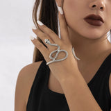 Snake Open Women Bracelets Alloy Vintage Punk Ethnic Bohemian Bracelets