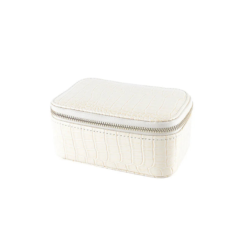 Snake Pattern Jewelry Box Travel Portable Organizer Storage