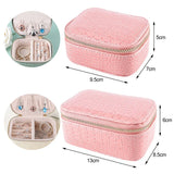 Snake Pattern Jewelry Box Travel Portable Organizer Storage