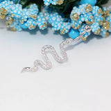 Snake Shape Belly Piercing 925 Sterling Silver Navel Ring