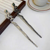 Snake Shape Metal Hairpin for Women Girls Tiara Chinese Hair Accessories
