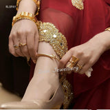 Snake Shape Women Anklets Open Charm Bracelet Algerian Wedding Jewelry