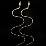 Snake Tassel Hair Chain Ponytail Braids Jewelry Hairpin Hair Fork Barrette
