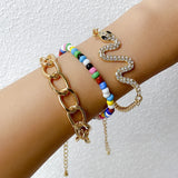 Multicolor Boho Bracelet Set for Women