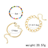 Multicolor Boho Bracelet Set for Women