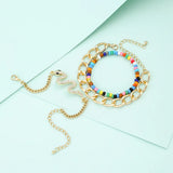 Multicolor Boho Bracelet Set for Women