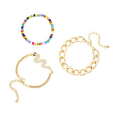Multicolor Boho Bracelet Set for Women