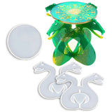 Snake-Shaped Flower Pot Holder Silicone Mold for Resin Epoxy DIY Crafts