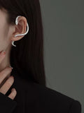 Snake Shaped 925 Silver Earrings Ear Bone Clip