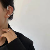 Snake Shaped 925 Silver Earrings Ear Bone Clip