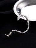 Snake Shaped 925 Silver Earrings Ear Bone Clip