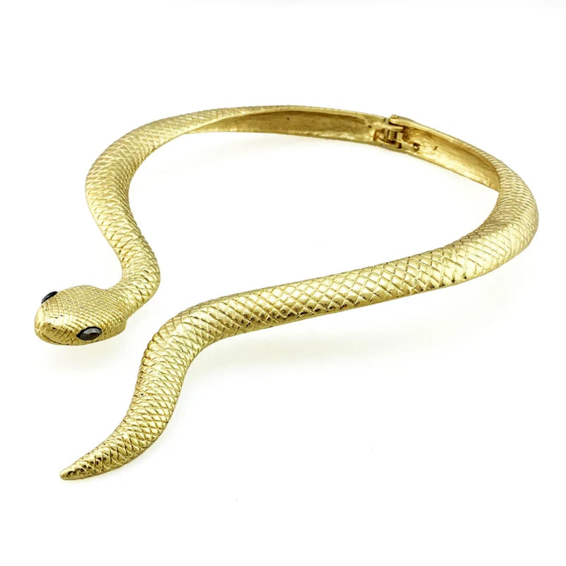 Snake Alloy Bar Neck Collar Choker Necklace for Women
