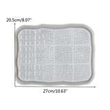 Silicone Ornament Mold Epoxy Resin Casting Mold Teapot Mat Fruit Tray Mold