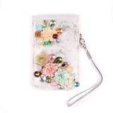 Snap Fastener PU Leather Jewelry Packaging Bag