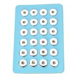 Snap Jewelry 12MM 18MM Display Stand For 24PCS Metal Buttons