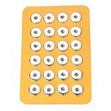 Snap Jewelry 12MM 18MM Display Stand For 24PCS Metal Buttons