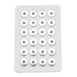 Snap Jewelry 12MM 18MM Display Stand For 24PCS Metal Buttons
