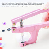 Colorful Plastic Snap Fasteners Kit with Installment Tool