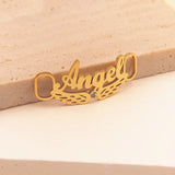 Personalized Soccer Ball Shoe Buckle with Angel Wings