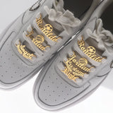 Personalized Soccer Ball Shoe Buckle with Angel Wings