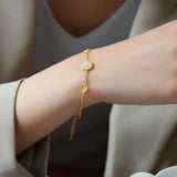 Hetian Chalcedony Bracelet - Cold Wind Charm Women's Jewelry