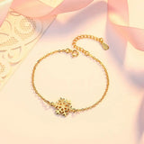 Snow Flower Bracelet Charms for Sophisticjsonicated Women