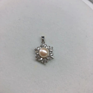 Snow Flower Pendant Base Mountings Findings Jewelry Settings