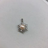 Snow Flower Pendant Base Mountings Findings Jewelry Settings