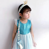 Snow Princess Snowflake Crown Hairband for Girls