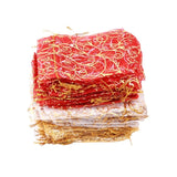Snowflake Bronzing Organza Bags Christmas Candy Wedding Pouches