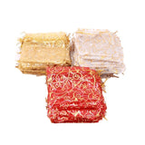 Snowflake Bronzing Organza Bags Christmas Candy Wedding Pouches
