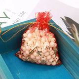 Snowflake Bronzing Organza Bags Christmas Candy Wedding Pouches