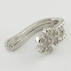 Snowflake Zircon Cartilage Earrings