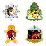 Snowflake Mirror Photo Frame Epoxy Glue Silicone Mold